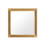 Maya Mirror, Antique Brass