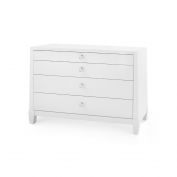 Madison Large 4-Drawer, Chiffon White