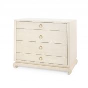 Ming Large 4-Drawer, Canvas Cream