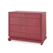 Ming Large 4-Drawer, Red