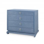 Ming Large 4-Drawer, Navy Blue