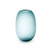 Moderni Large Vase, Gray Blue