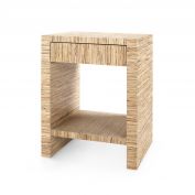 Morgan 1-Drawer Side Table, Natural