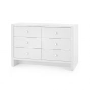 Morgan Extra Large 6-Drawer, Chiffon White