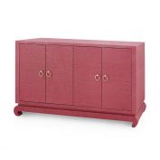 Meredith 4-Door Cabinet, Red