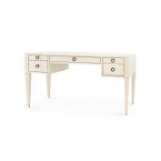Morris Desk, Blanched Oak and Champagne