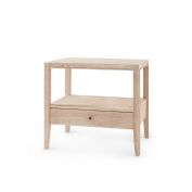 Paola 1-Drawer Side Table, Sand