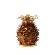 Pineapple Side Cocktail Table Base, Gold Leaf