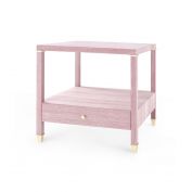 Pascal 1-Drawer Side Table, Raspberry Shimmer