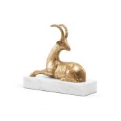 Saiga Statue, Gold Leaf