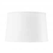 Shade 17-inch with Gold, White Linen