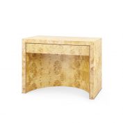 Sloane 1-Drawer Side Table, Burl