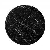 Stockholm 52" Dining Table Top, Black Marquina