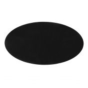 Stockholm 79" Oval Dining Table Top, Black and Gold