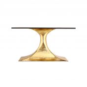 Stockholm Oval Dining Table Base, Brass