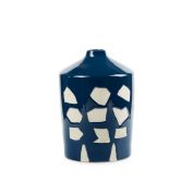 Taylor Vase, Deep Blue and White