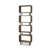 Verra Etagere, Antique Brass and Dark Bronze