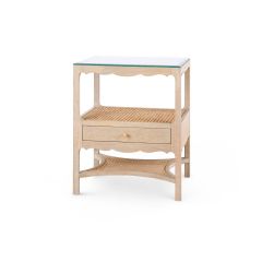 Arianna 1-Drawer Side Table, Sand