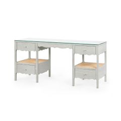 Arianna Desk, Soft Gray