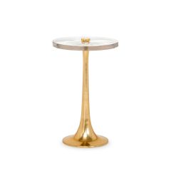 Antonia Side Table, Brass