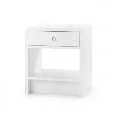 Benjamin 1-Drawer Side Table, White