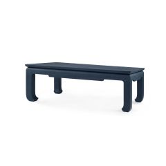 Bethany Large Rectangular Coffee Table, Storm Blue