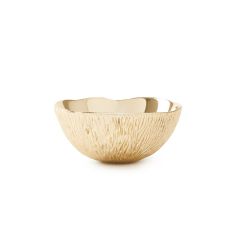 Coral Small Bowl, Brass