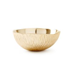 Coral Medium Bowl, Brass