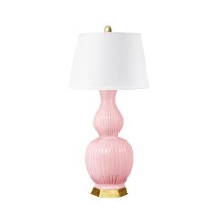 Delft Lamp, Peony Pink