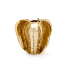 Doral Vase, Brass