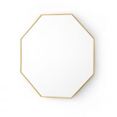 Eaves Large Mirror, Polished Brass