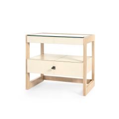 Elton 1-Drawer Side Table, Oyster