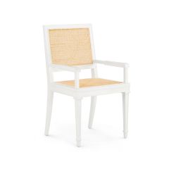 Jansen Arm Chair, Eggshell White