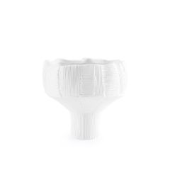 Krissa Small Vase, Blanc de Chine