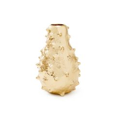 Kiwano Vase, Brass