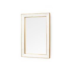 Leighton Mirror, White