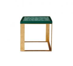 Lever Side Table, Gold
