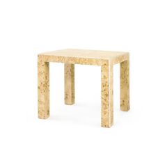 Melissa Side Table, Burl