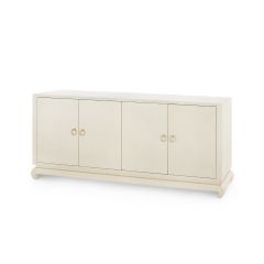 Meredith Extra Large 4-Door Cabinet, Natural