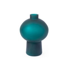Sharri Medium Vase, Dark Persian Green