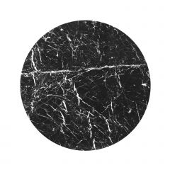 Stockholm 36" Center Table Top, Black and White