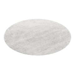 Stockholm 79" Oval Dining Table Top, White